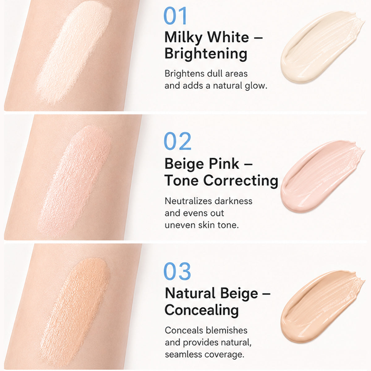 🔥Last Day-Buy 1 Get 1 Free🔥Dual-Effect Concealer & Powder Foundation