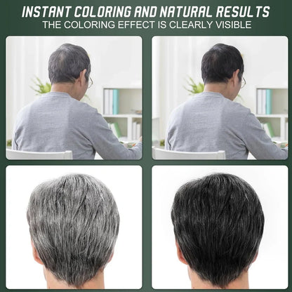 ⏳🔥Last Day-Buy 1 Get 1 Free🔥⏰Botanical Fruit Essence Hair Color Cream – Full Gray Coverage, Nourishing Care & Fuller-Looking Hair