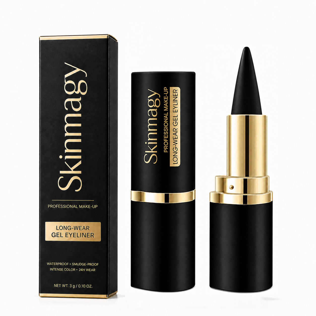 🔥Last Day-Buy 1 Get 1 Free🔥Waterproof Long-Wear Quick-Drying Gel Eyeliner Pencil