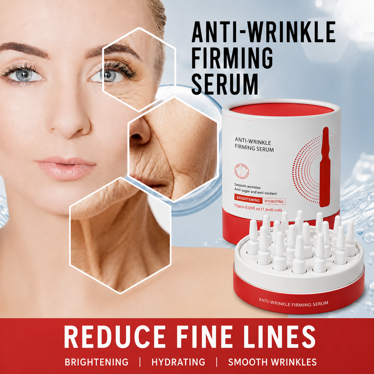 🔥Last Day-Buy 1 Get 1 Free🔥Anti-Aging & Wrinkle-Firming Essence for Smoother, Firmer-Looking Skin