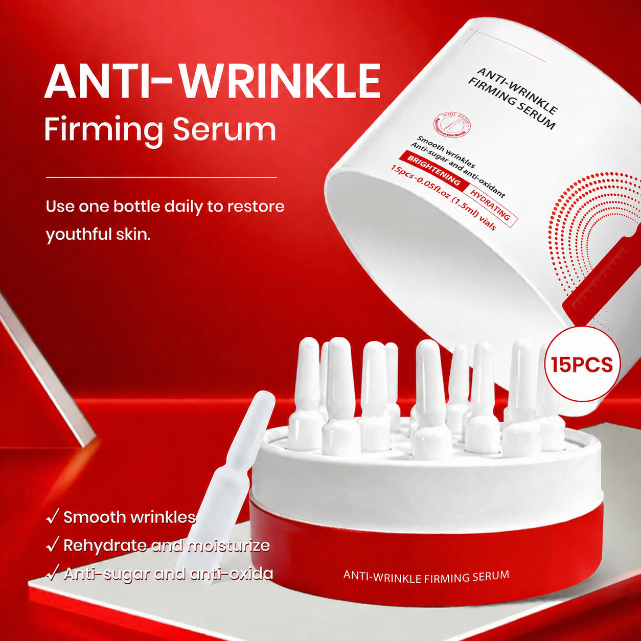🔥Last Day-Buy 1 Get 1 Free🔥Anti-Aging & Wrinkle-Firming Essence for Smoother, Firmer-Looking Skin