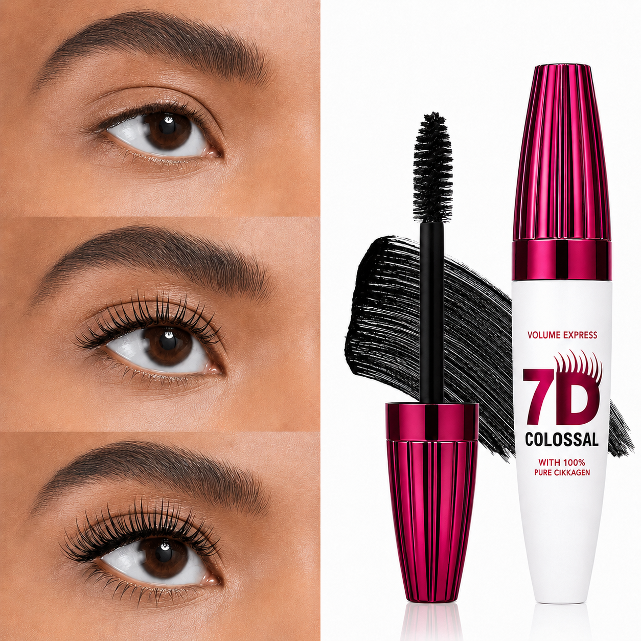 🔥Last Day-Buy 1 Get 1 Free🔥7D Waterproof Long Lasting Volume Mascara