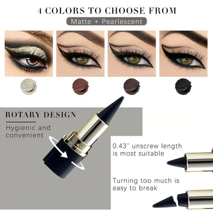 🔥Last Day-Buy 1 Get 1 Free🔥Waterproof Long-Wear Quick-Drying Gel Eyeliner Pencil