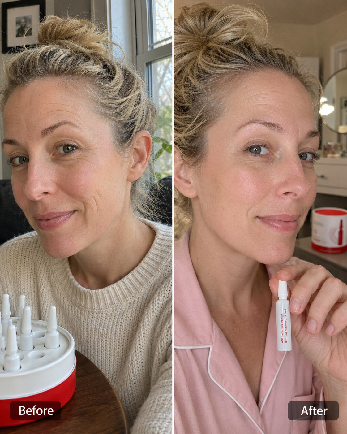 Customer-submitted before-and-after photo from Lauren M.