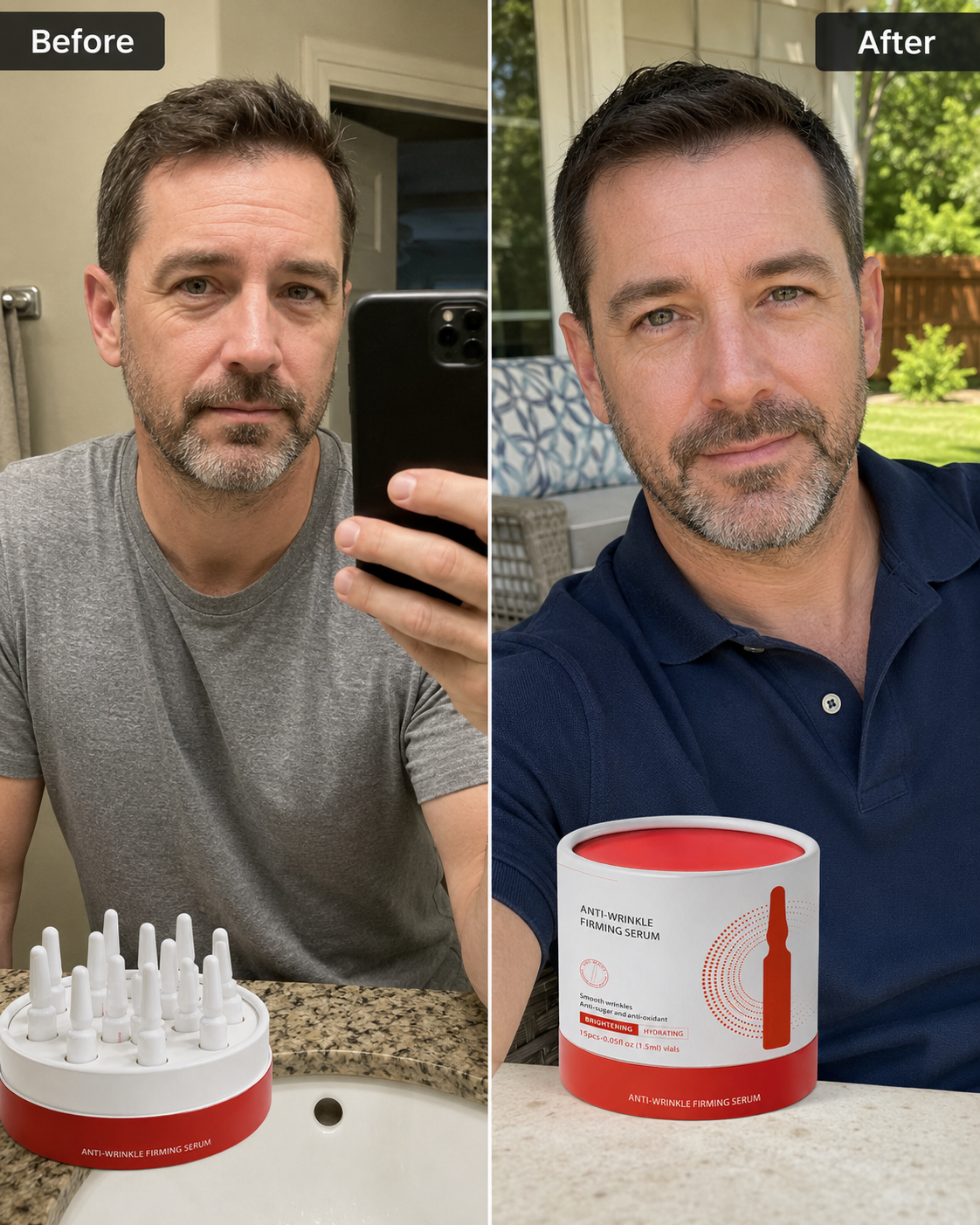 Customer-submitted before-and-after photo from Michael T.