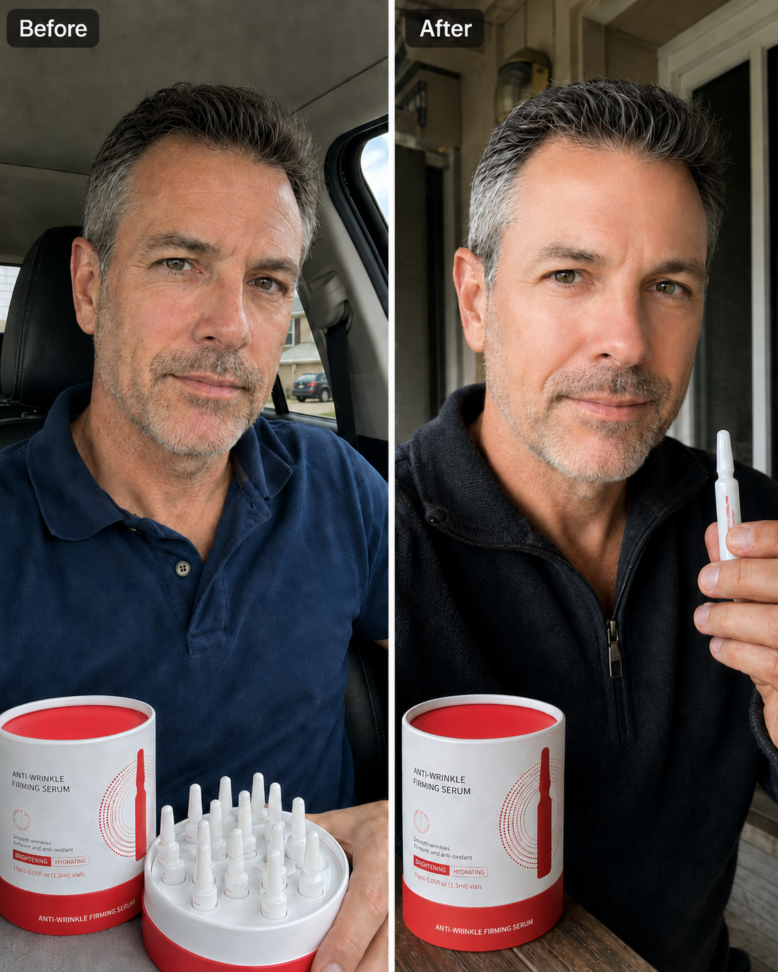 Customer-submitted before-and-after photo from Robert S.